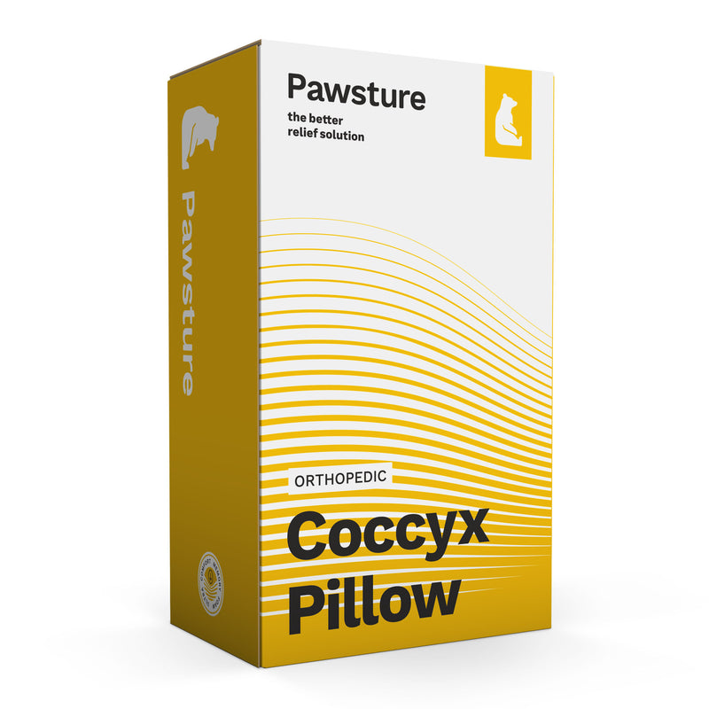 Coccyx Chair Pillow - Orthopedic, Ergonomic Memory Foam Cushion